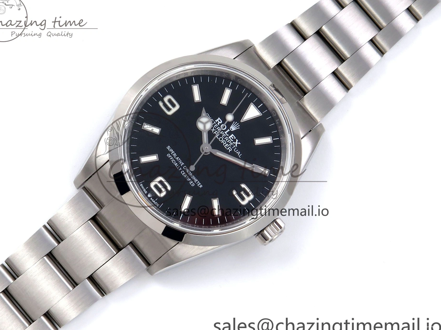 0122 Upgraded Explorer 36 904L Steel KRF 1:1 Best Edition Black Dial on SS Bracelet A2824 V 1179